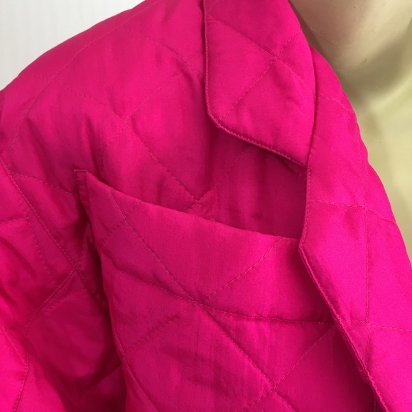 🥳SOLD!!!Adam Douglass/Lillie Rubin Silk Quilted B - Picture 2 of 8